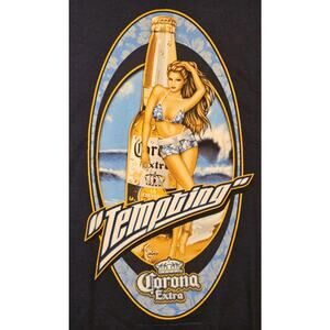 Vtg Corona Extra Shirt “Tempting” Good Girl Big Bottle Beer T-Shirt XXL ODM 2001
